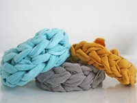 V and Co Finger Knitted Bracelets